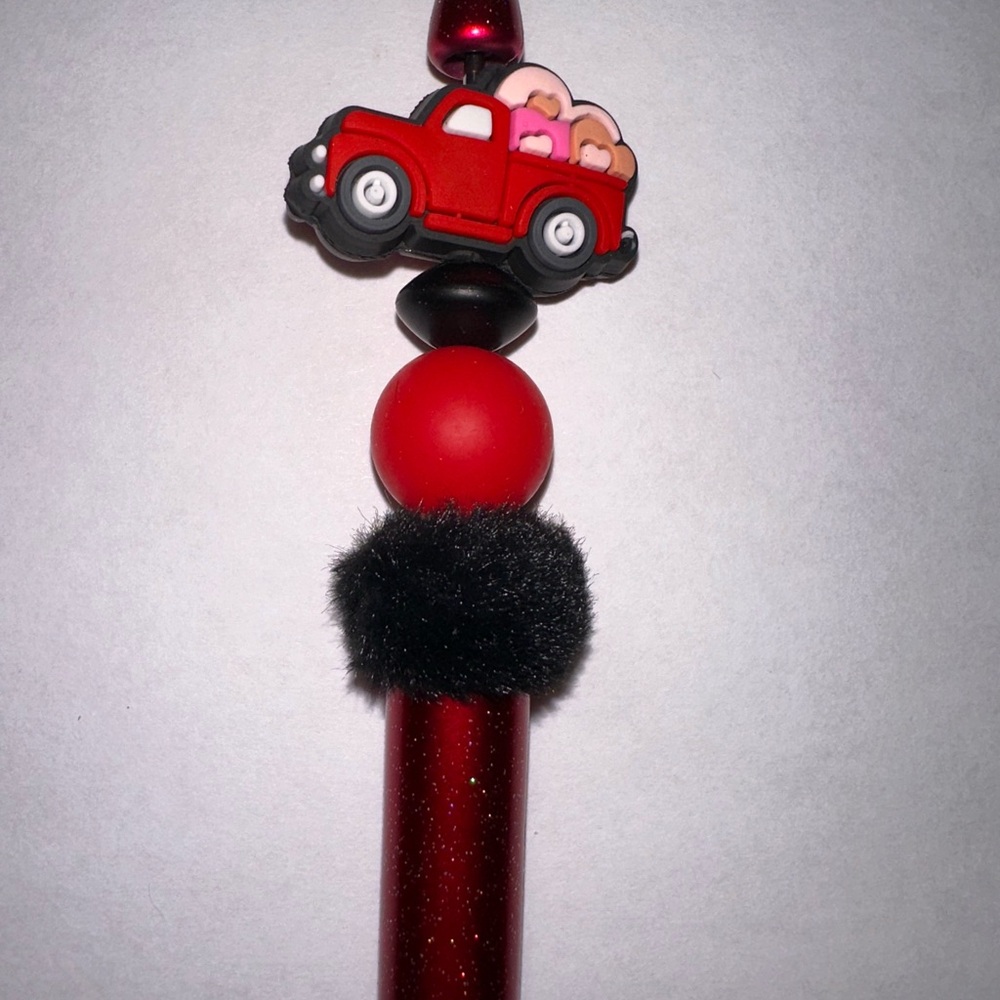 Red Truck Love Handmade Pen